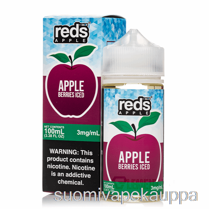 Vape Suomi Jäämarjat - Reds Omena E-mehu - 7 Daze - 100ml 3mg